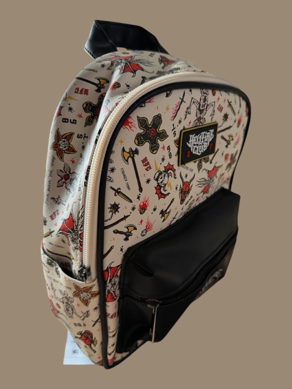 Netflix Stranger Things Hellfire Club Women's 10.5" Mini Backpack - Picture 7 of 10